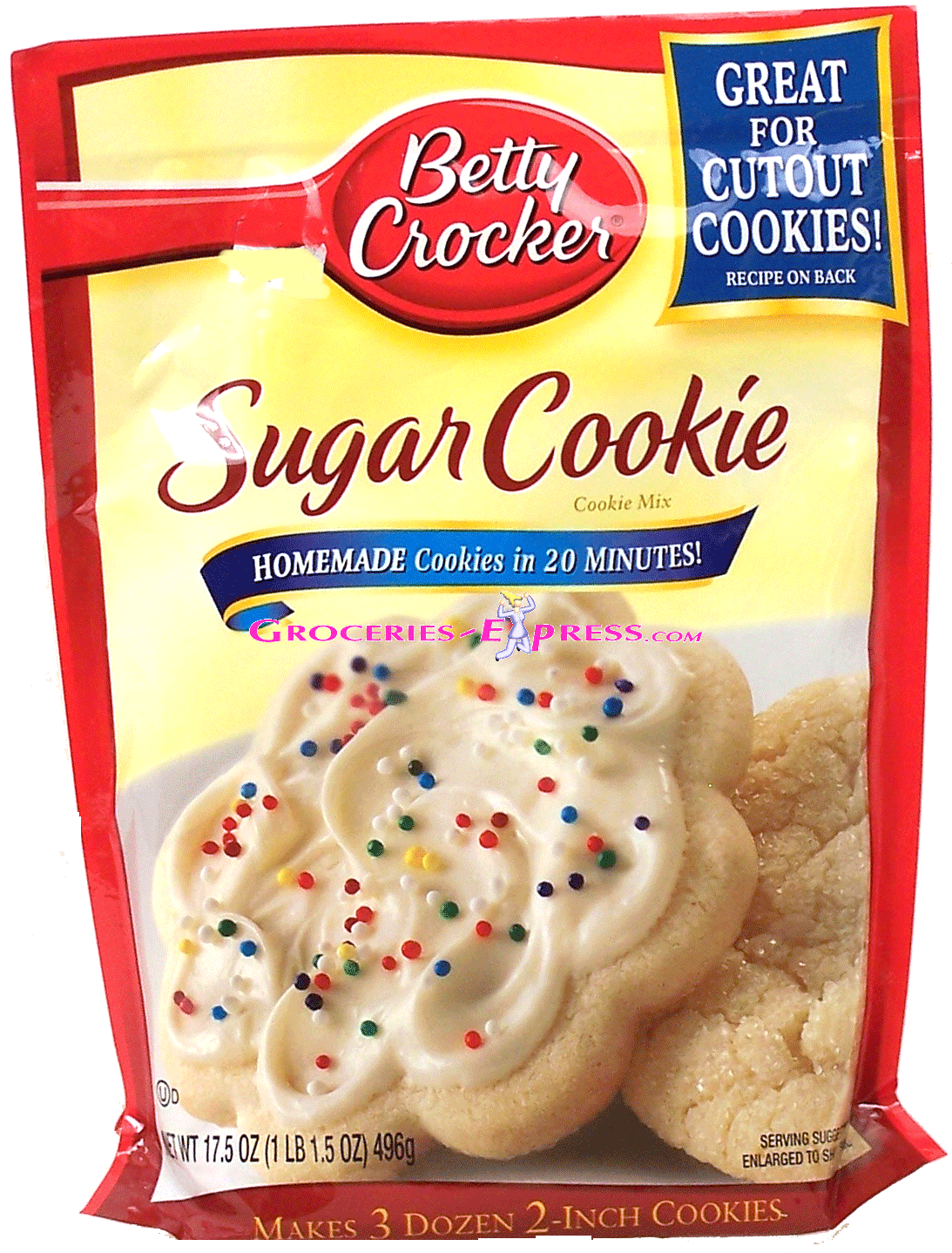 Betty Crocker  sugar cookie mix, makes 3 dozen 2-inch cookies Full-Size Picture